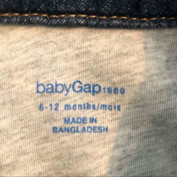 Baby Gap lined denim jacket 6-12months - Picture 3 of 3